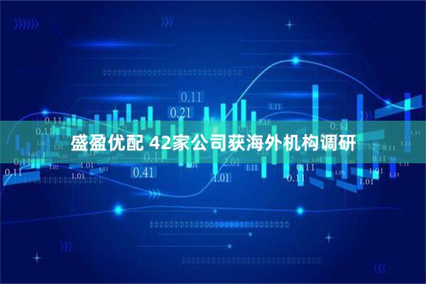 盛盈优配 42家公司获海外机构调研